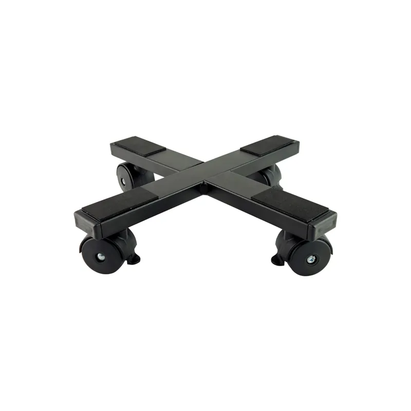 Tecnokit carrello porta piante da interno ed esterno in acciaio per vasi rotondi e quadrati, portavasi con ruote cm 30 cm 40