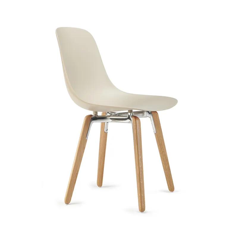 Pure Loop Mono sedia gambe legno Infiniti