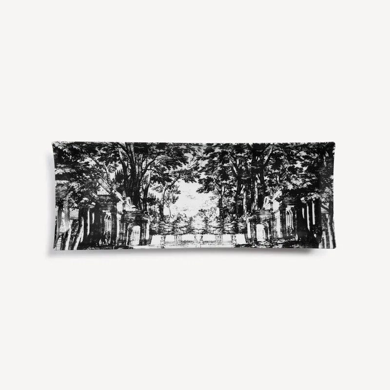 Vassoio rettangolare Giardino Settecentesco
