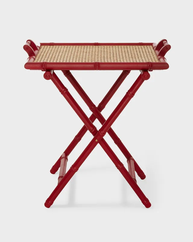 Folding Tray Table Red