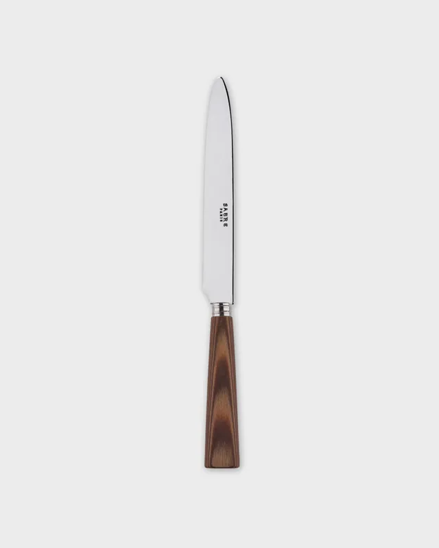 Sabre Dinner Knife, Wood