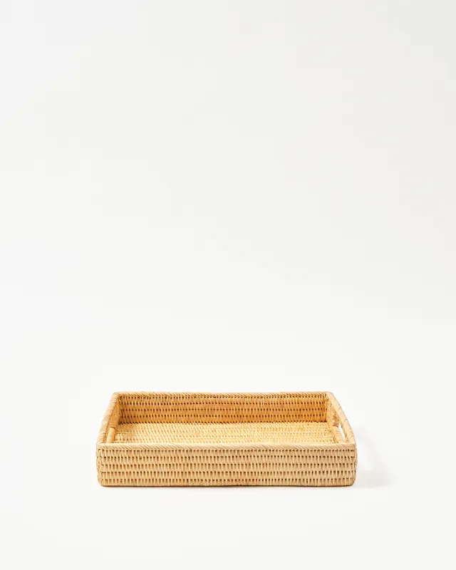 Rattan Sabbia Rectangular Serving Tray, Small