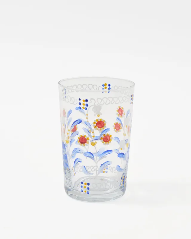 Marmara Hand-Painted Water Glass