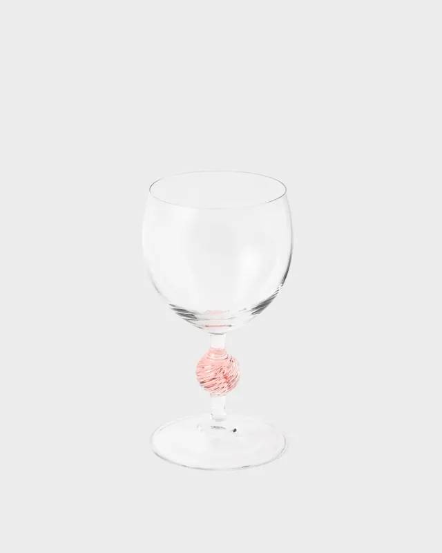 Demetra Wine Glass, Pink