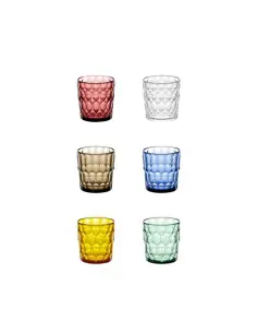 Vanity - set 6 bicchieri bassi multicolor