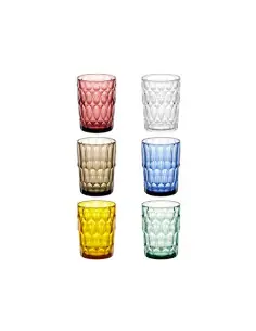 Vanity - set 6 bicchieri alti multicolor