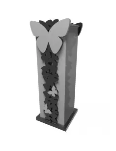 Portaombrelli Farfalle - Nero