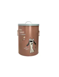 Contenitore in metallo con coperchio Big Pet