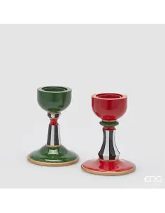 Portacandela Scacchi - 2 decori assortiti