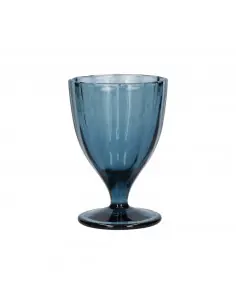 Amami - set 6 pz calice in vetro blu notte