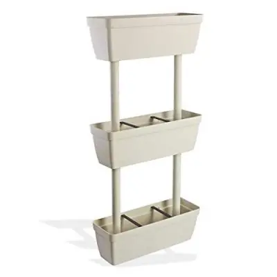 Fioriere verticali kit bianco 50x17 cm