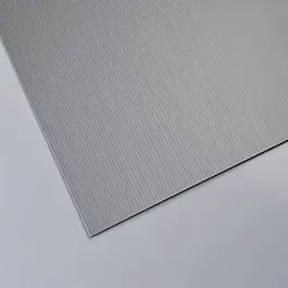 Lastra Polimark alveolare grigio 50 x 150 x 0,25 cm