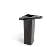 Gamba ad angolo Kimono altezza 72 cm per mobili colore nero