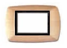 Placca 3 moduli mylife betulla