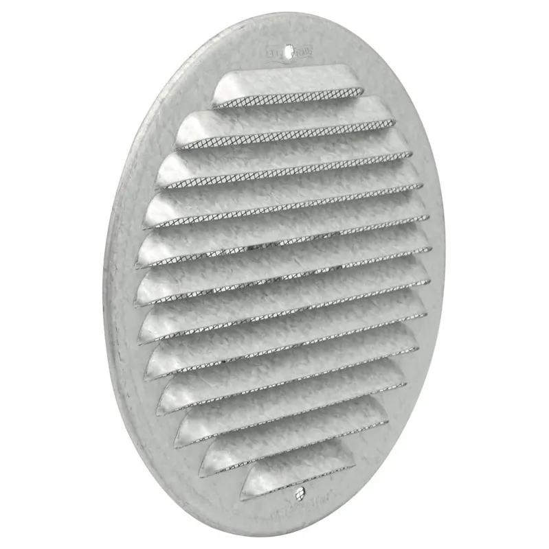 Griglia metallica tonda da sovrapporre con rete Ventilazione First