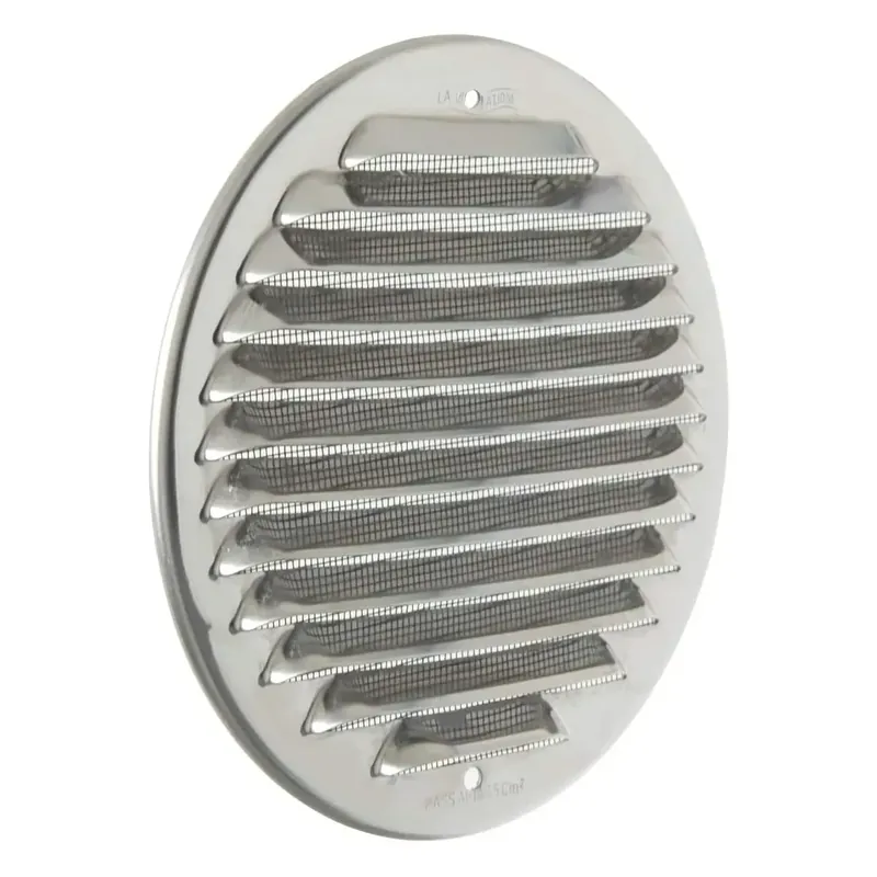 Griglia metallica tonda da sovrapporre con rete Ventilazione First