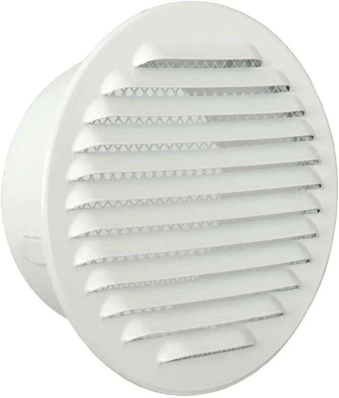 Griglia metallica tonda da incasso con rete Ventilazione First
