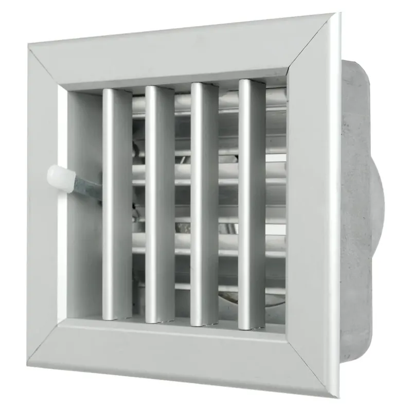 Griglia ventilazione camino alluminio da incasso imbocco serranda First