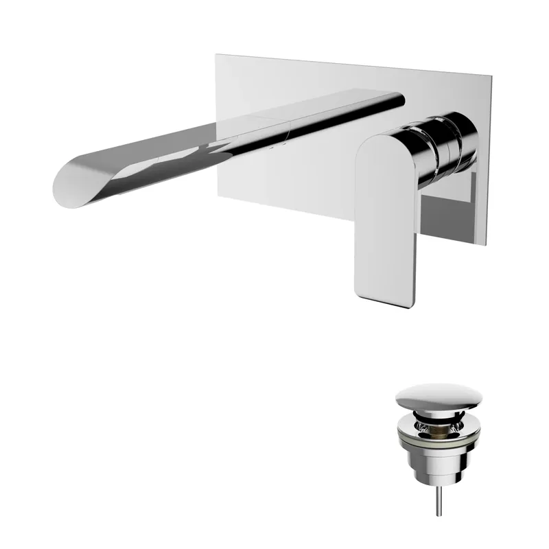 Miscelatore lavabo cromato con piletta XS Teorema