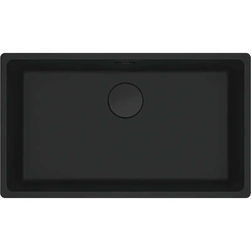 Lavello incasso MRG 610-72 fragranite black matt 1 vasca Maris Franke