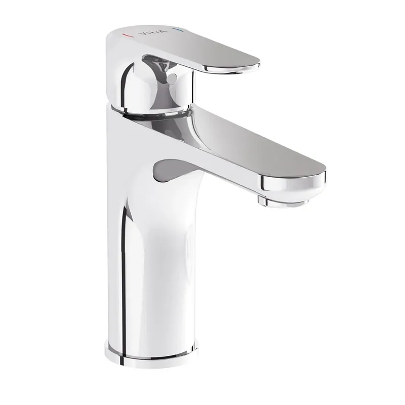 Miscelatore monocomando lavabo cromato Root Round Vitra