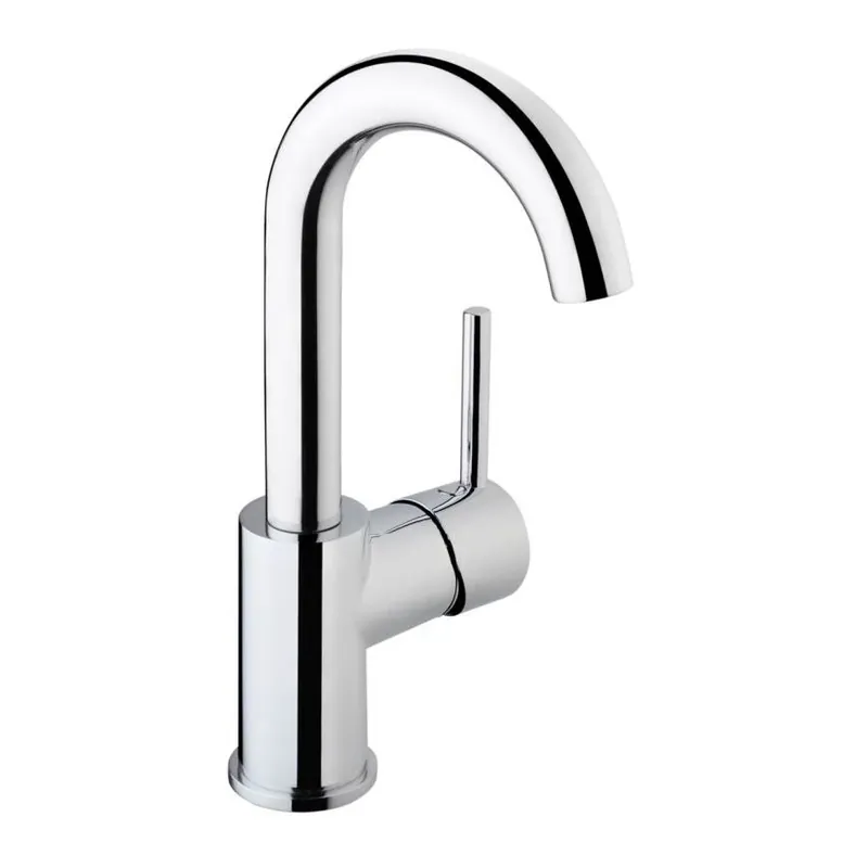 Miscelatore monocomando lavabo cromato con canna girevole Minimax Vitra
