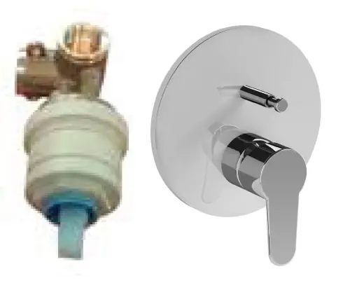Miscelatore monocomando incasso doccia cromato con deviatore Win S Vitra
