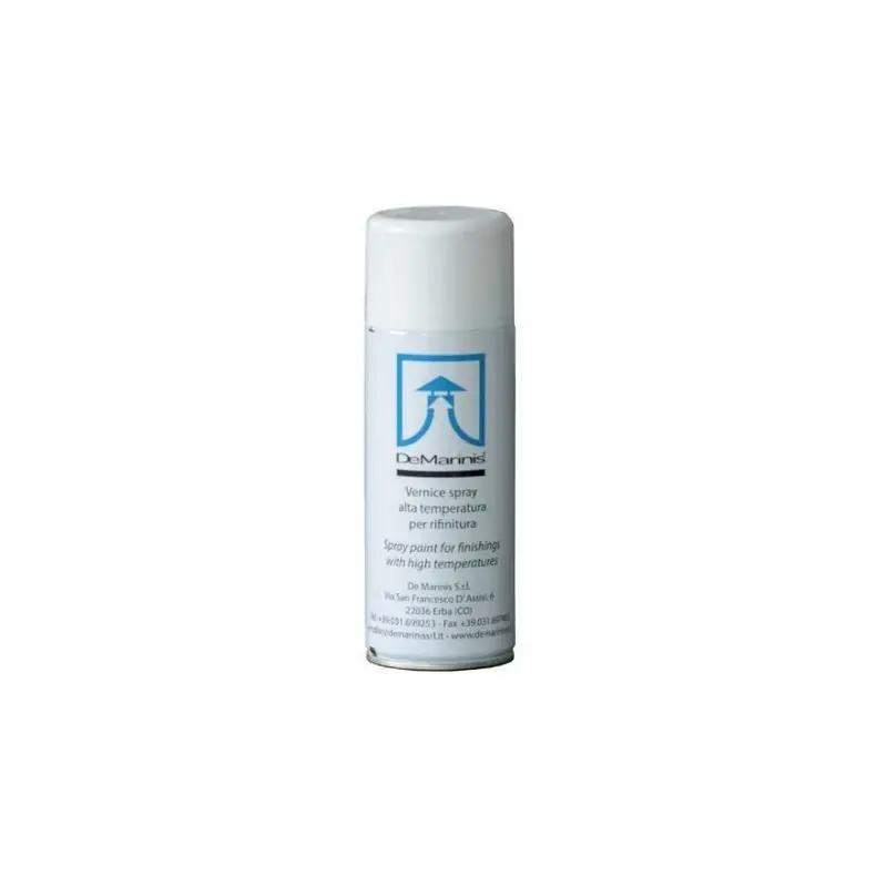Spray ritocchi per tubi alte temperature nero opaco De Marinis
