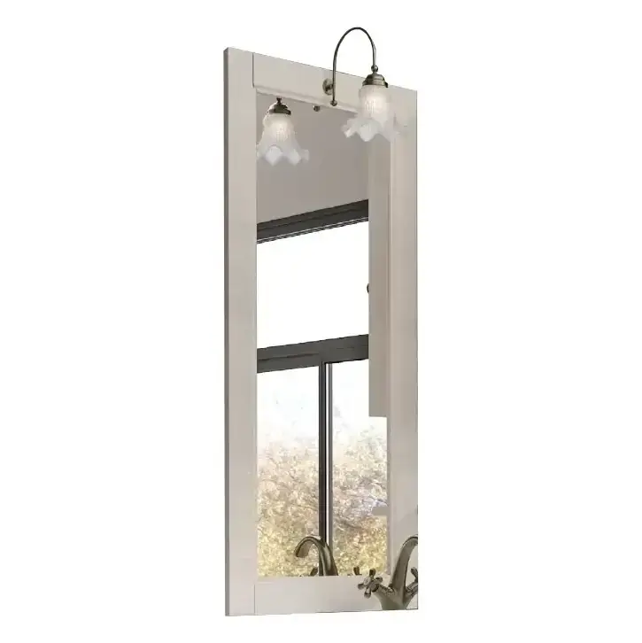 Specchio con cornice e applique bronzo per mobile Romantica Savinidue
