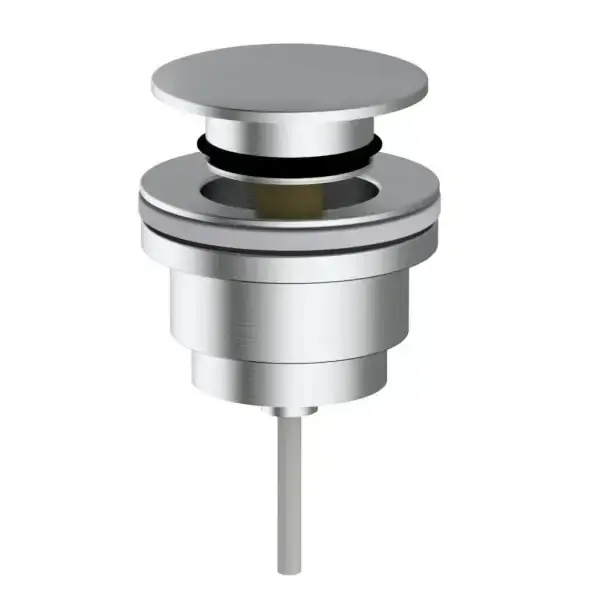 Piletta di scarico click clack acciaio inox spazzolato Treunosei Teorema