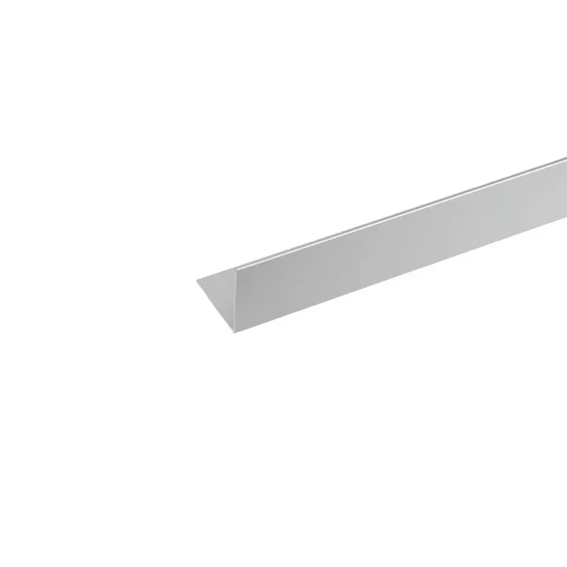 Profilo angolare 2 m 40x40 mm alluminio argento