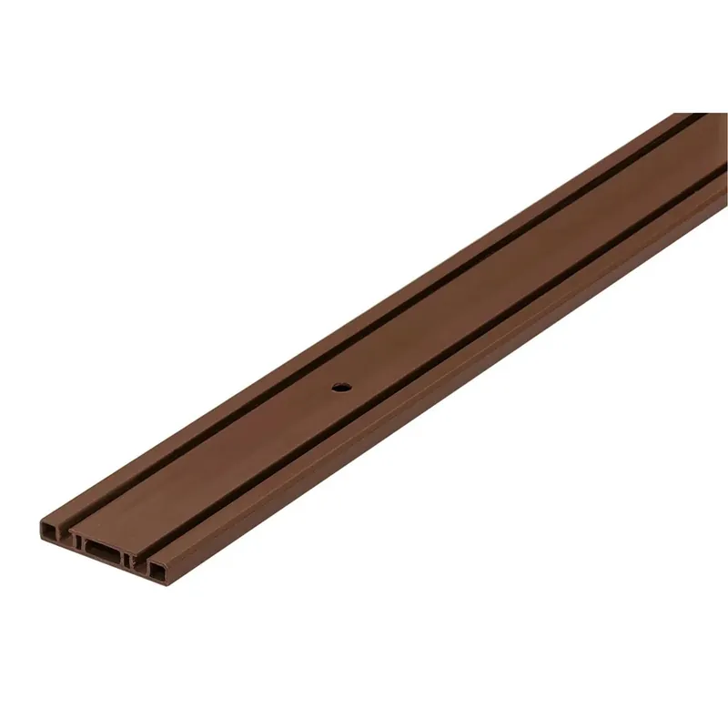Profilo binario superiore e inferiore Hettich SlideLine 55 plastica marrone