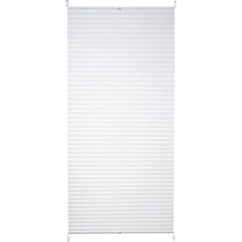 OBI Tessuto plissettato controventato Milena 120 cm x 130 cm bianco