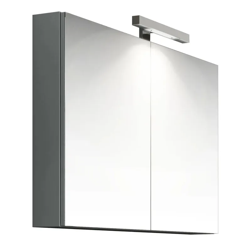 Specchio Contenitore a 2 ante 90x15x68 cm