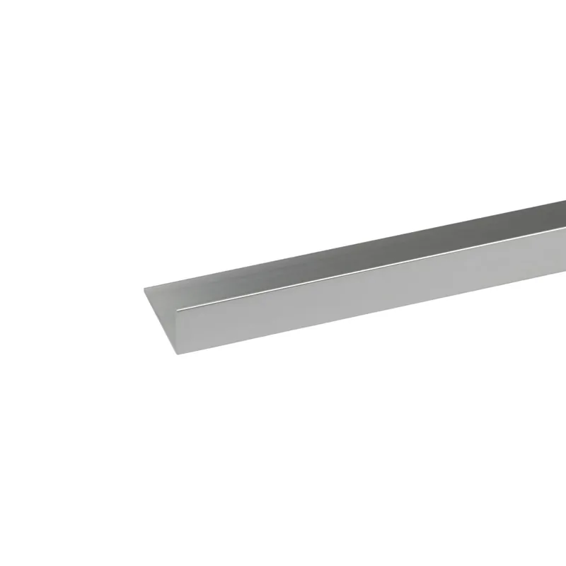 Profilo angolare a L 1 m 25x15 mm argento brillante