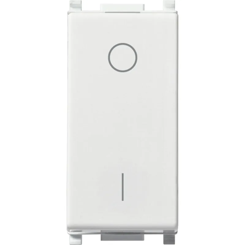 Vimar Plana interruttore 2P 16AX 250 V tasto sostituibile colore bianco