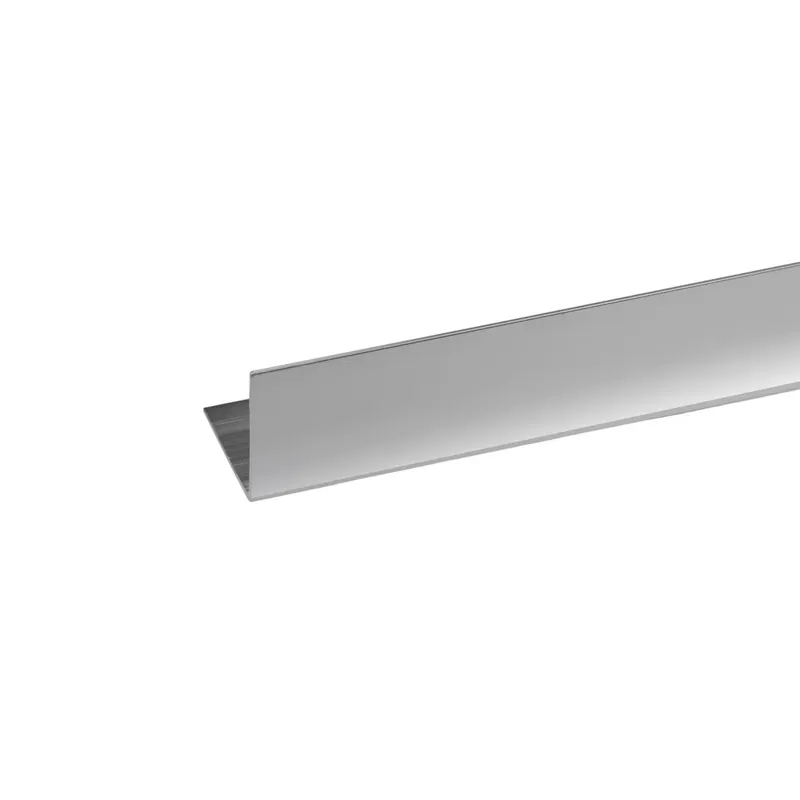 Profilo angolare 1 m 25x25 mm alluminio argento brillante