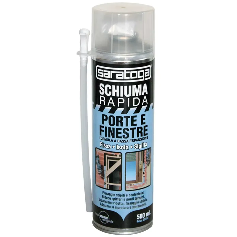 Schiuma rapida Saratoga porte e finestre 500 ml