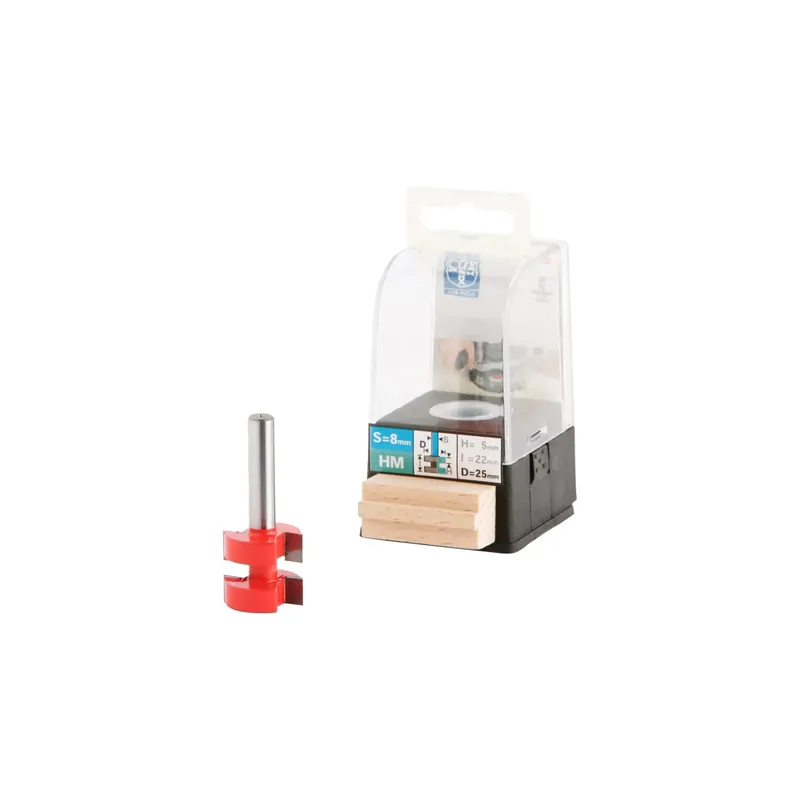 Fresa LUX-TOOLS per incastri a linguetta HM 4x25 mm