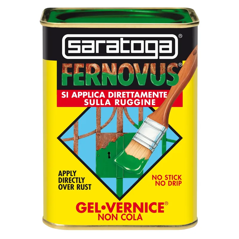 Smalto antiruggine Saratoga in gel Fernovus micaceo 750 ml marrone