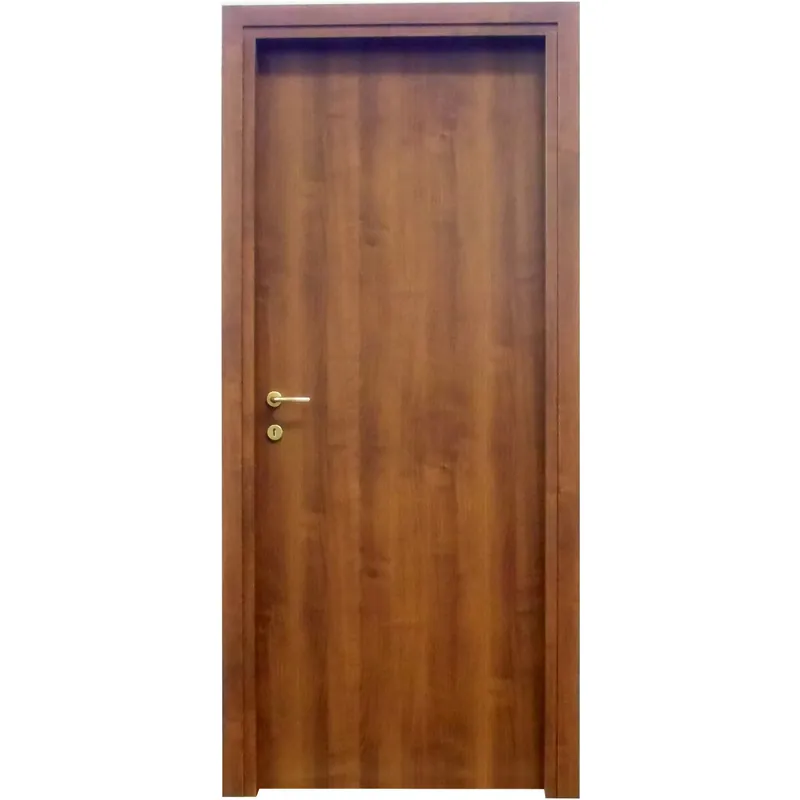 Porta battente reversibile Badia noce 210x80 cm