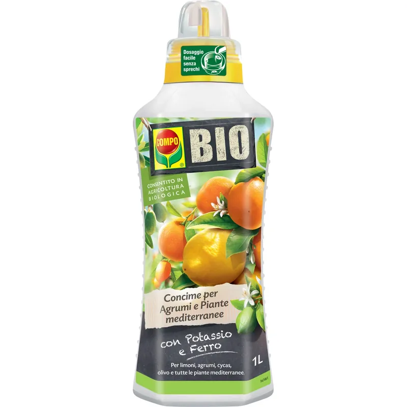 Concime per agrumi e piante mediterranee Compo Bio 1 l