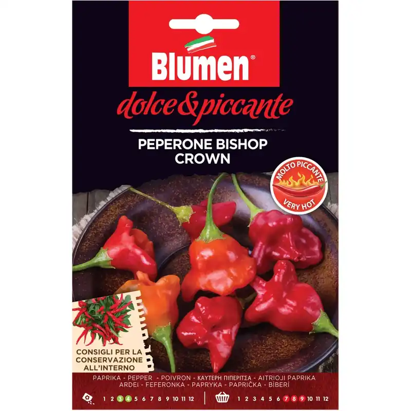Semi Blumen Peperone Bishop crown