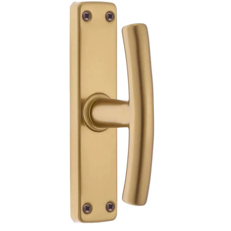 Maniglia per finestra Martellina quadra alluminio bronzata