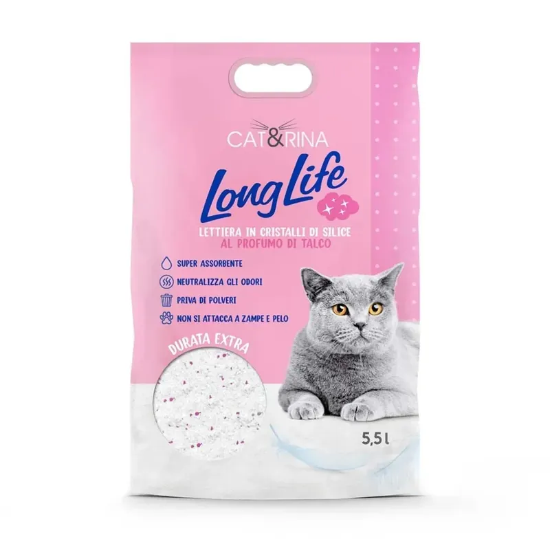 Lettiera in cristalli di silicio 5,5 l