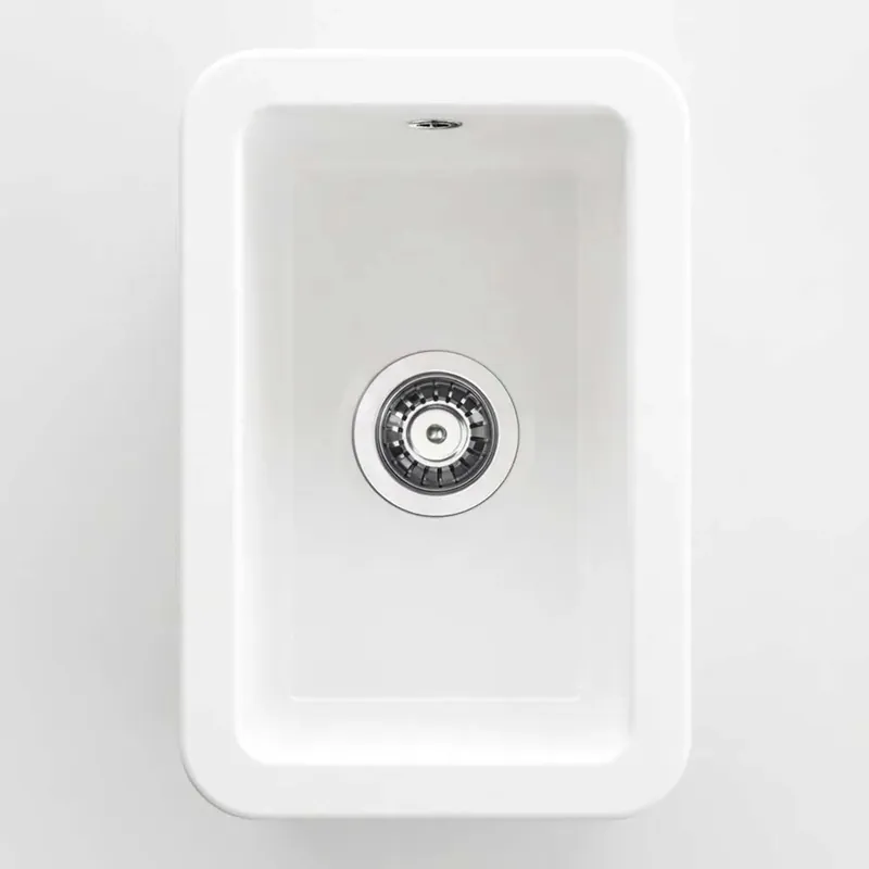 Lavello ceramica 1 vasca Guanabacoa 457x203 mm bianco