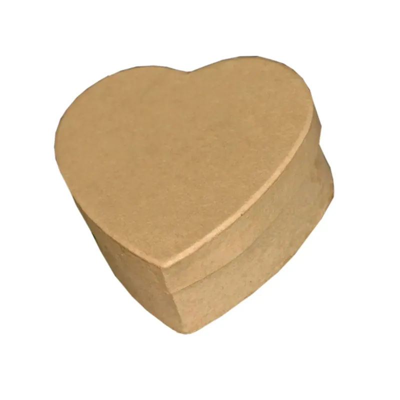 Scatola di cartone cuore 9x9x4 cm