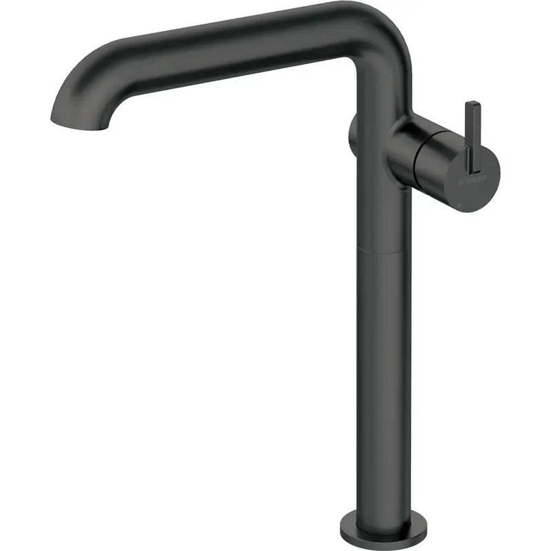 Miscelatore lavabo Limonar alto con bocca rettangolare nero