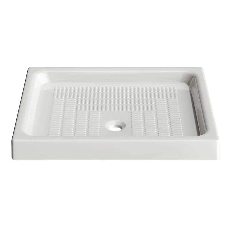 Piatto doccia rettangolare in ceramica Polo 100x70 cm bianco