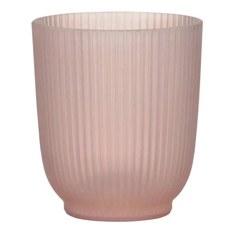 Vaso per orchidee Scheurich 314/15 in vetro rosa